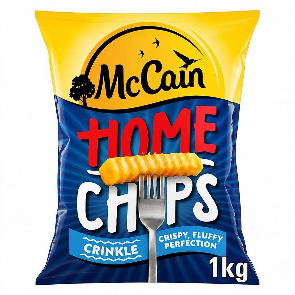 McCain Home Chips Crinkle 1kg