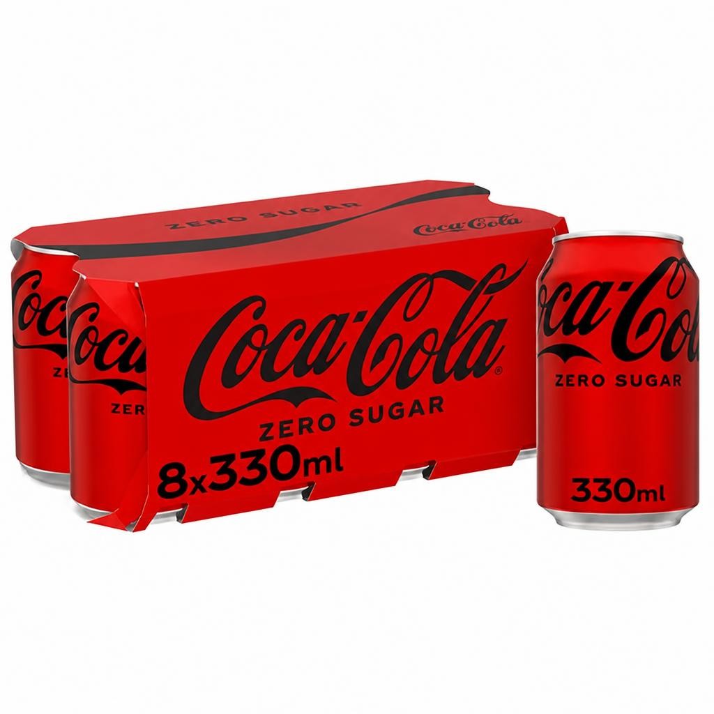 Coca-Cola Zero sugar 8 x 330ml