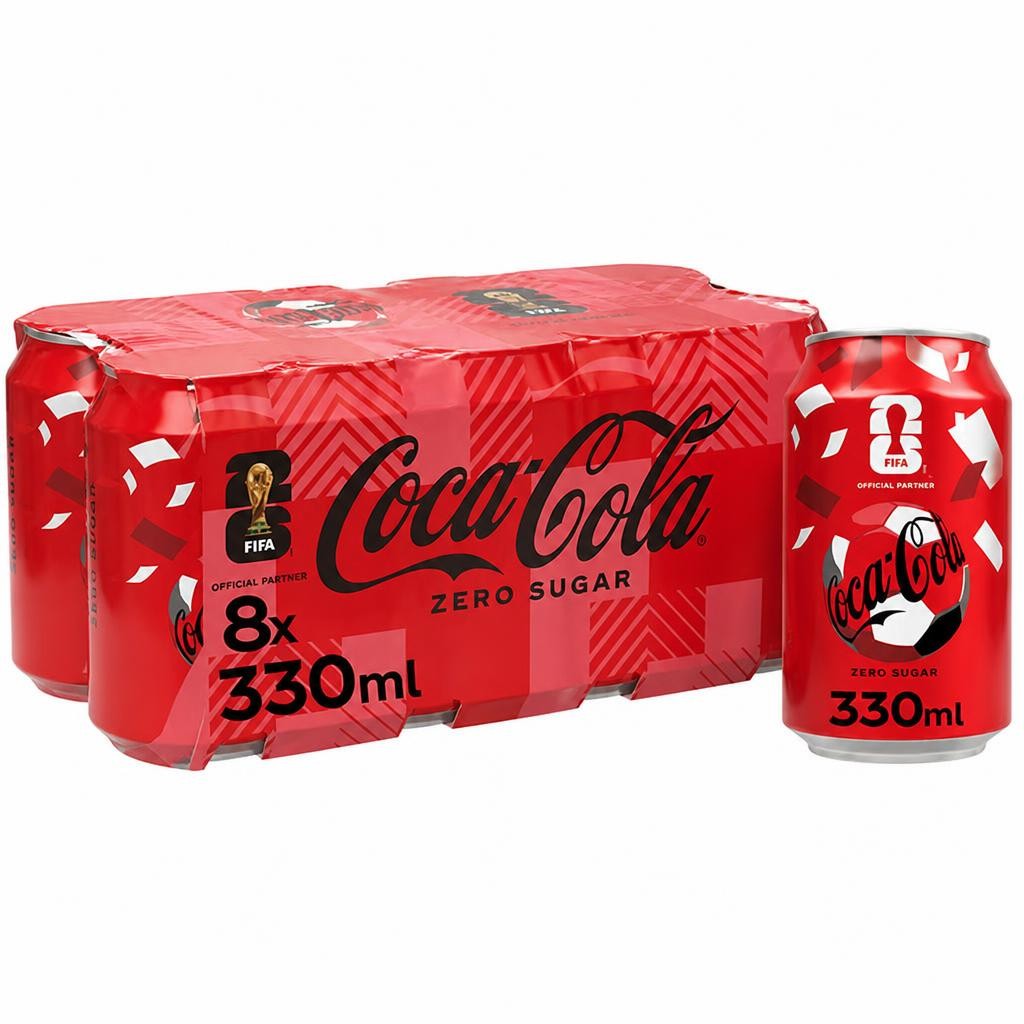 Coca-Cola Zero sugar 8 x 330ml