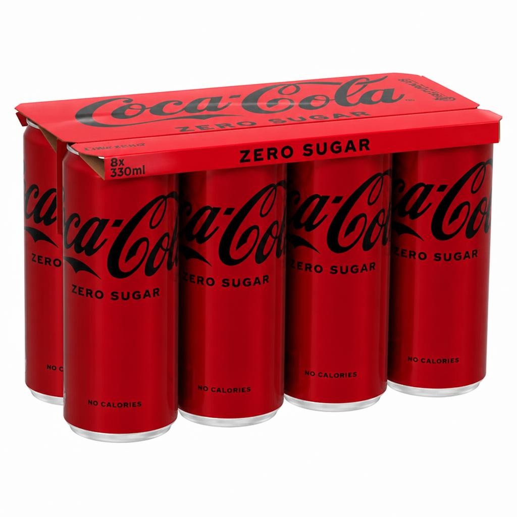 Coca-Cola Zero sugar 8 x 330ml