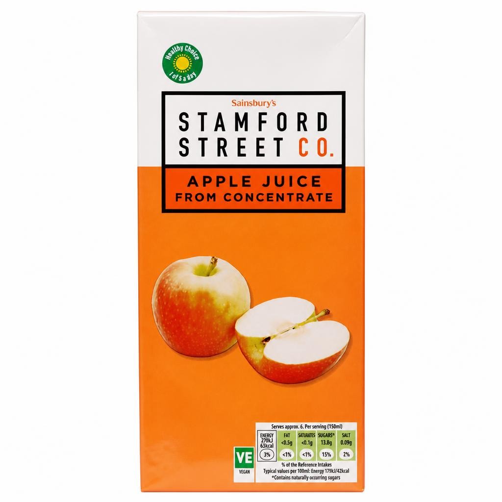 Stamford Street Co. Apple Juice from Concentrate 1L