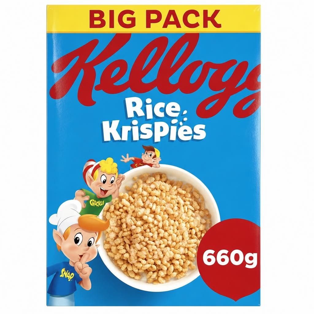 Kellogg's Rice Krispies Breakfast Cereal 660g