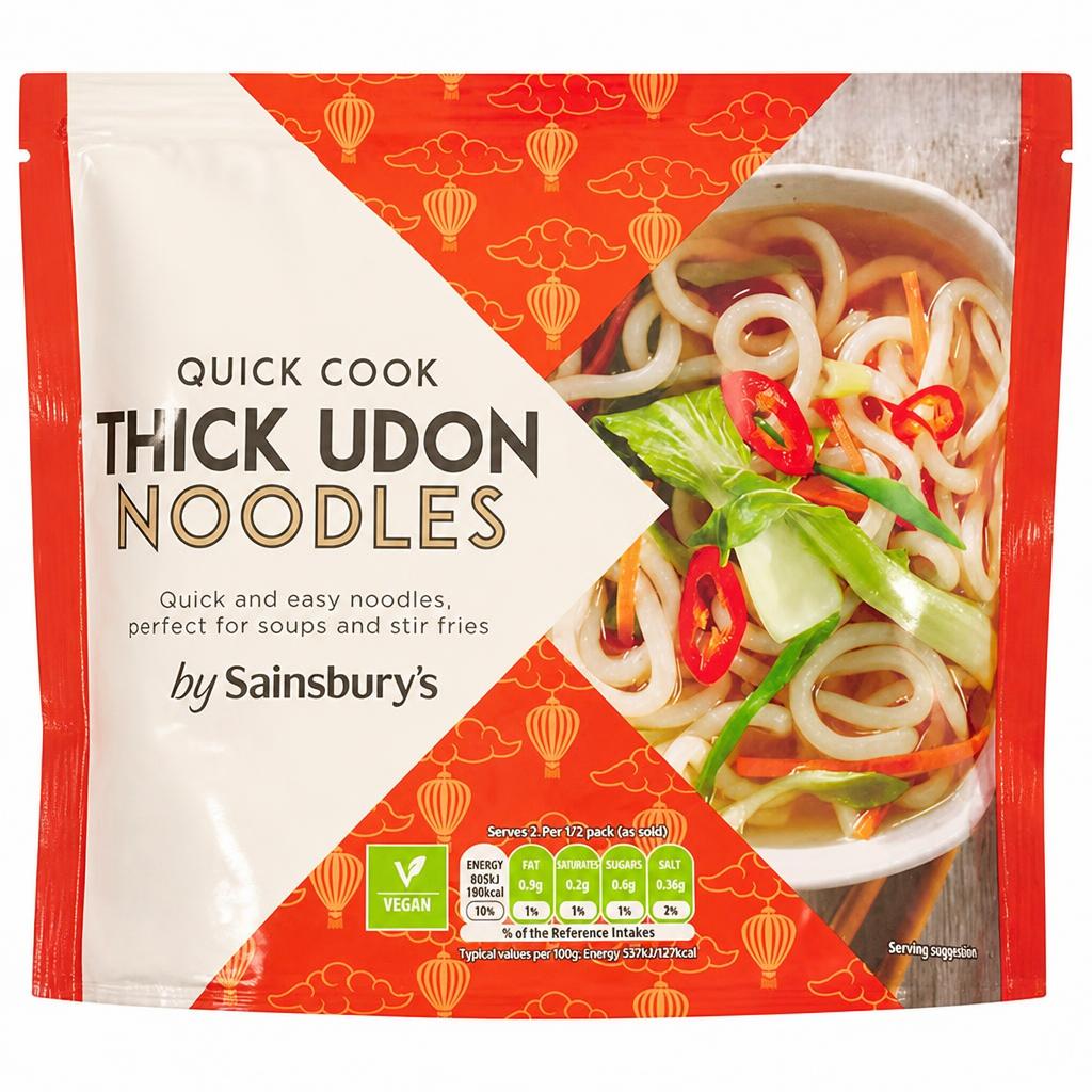 Sainsbury's Udon Noodles Quick To Cook x2 300g