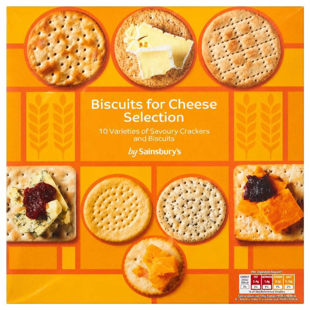 Sainsbury's Biscuits for Cheese Selection 500g