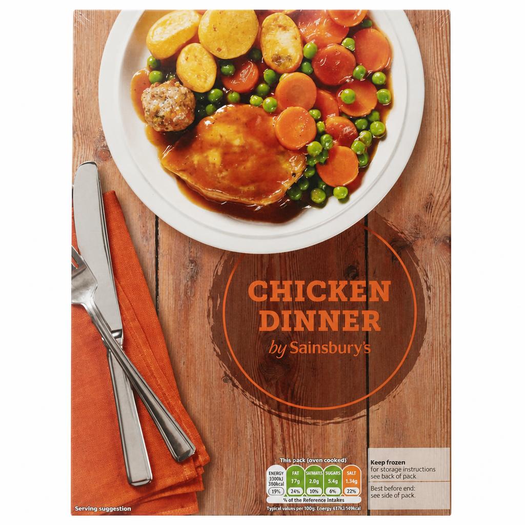 Sainsbury's Roast Chicken Dinner Ready Meal For 1 400g