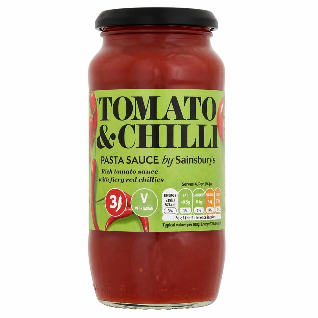 Sainsbury's Pasta Sauce, Tomato & Chilli 500g