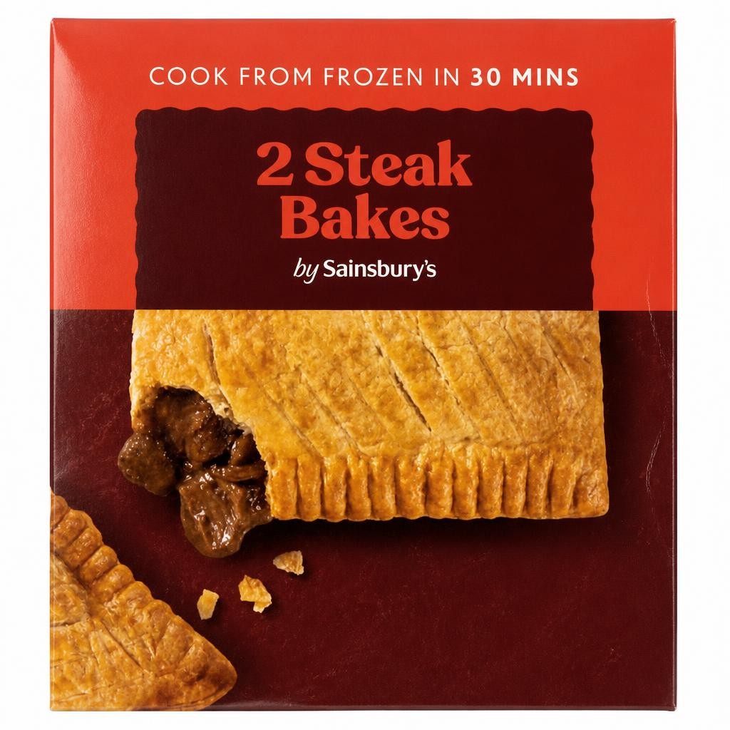 Sainsbury's Steak Bakes x2 280g