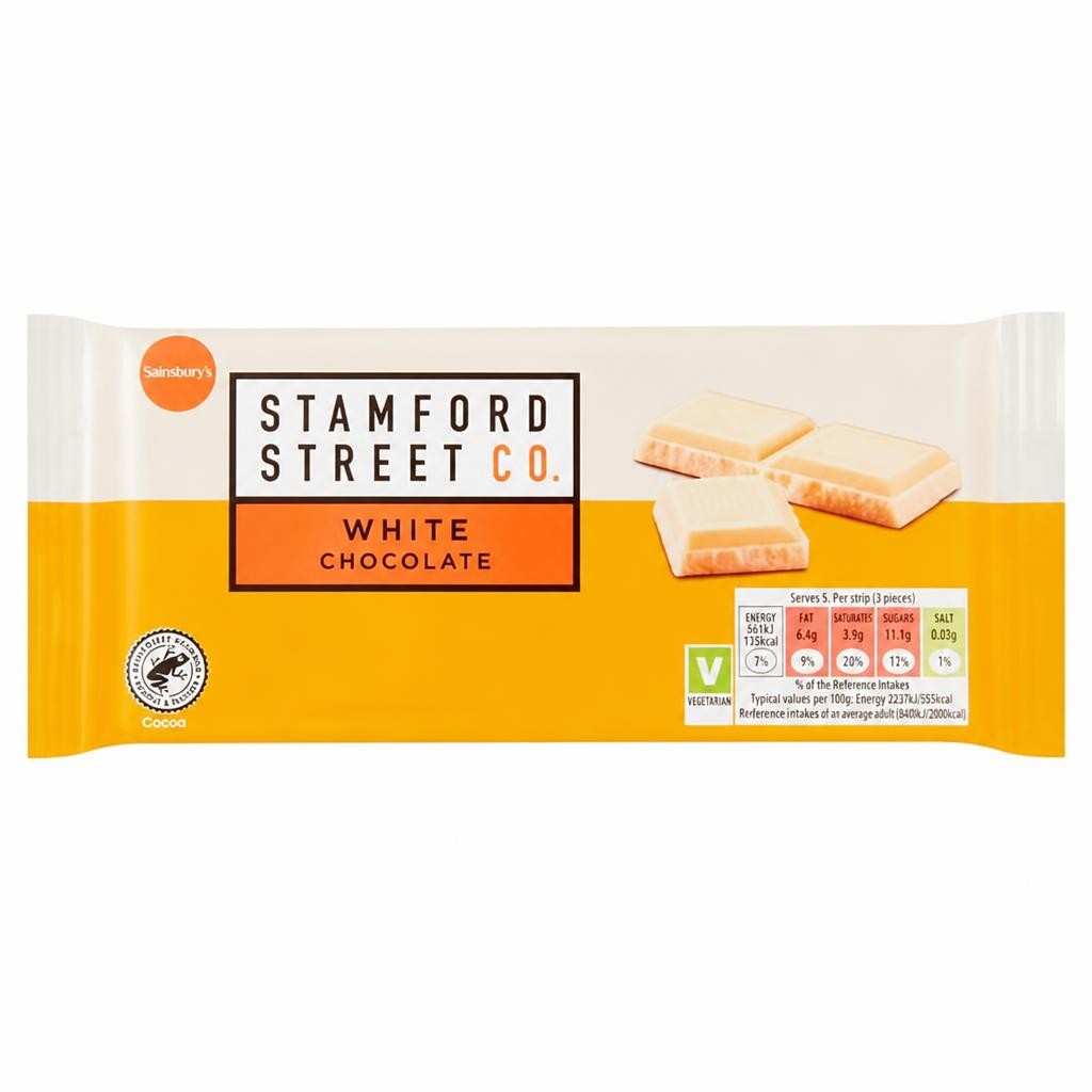 Stamford Street Co. White Chocolate 100g
