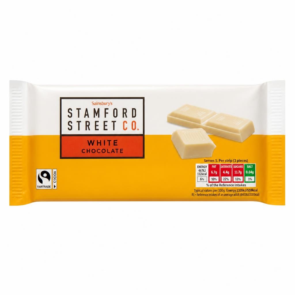 Stamford Street Co. White Chocolate 100g
