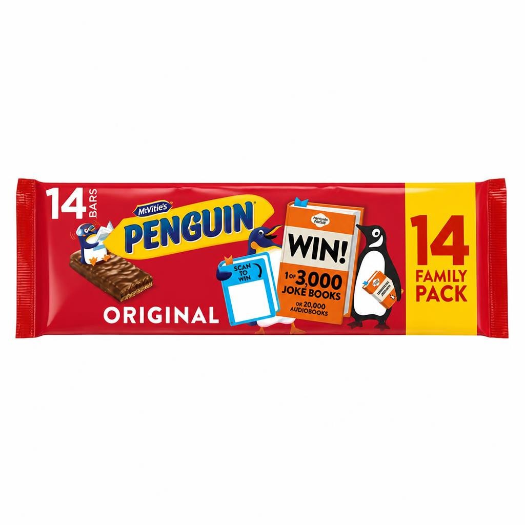McVitie's Penguin Original Biscuit Bars 14 x 24.6g