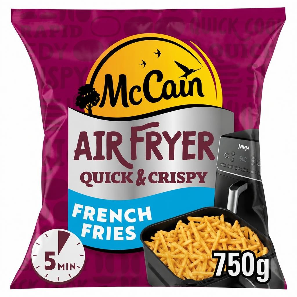McCain Air Fryer Quick & Crispy French Fries 750g