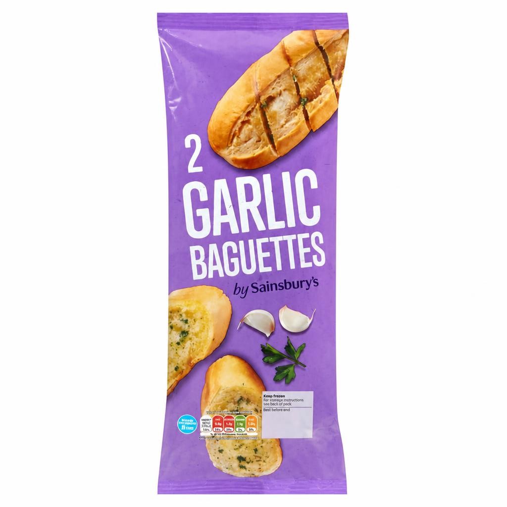 Sainsbury's Garlic Baguette x2 338g
