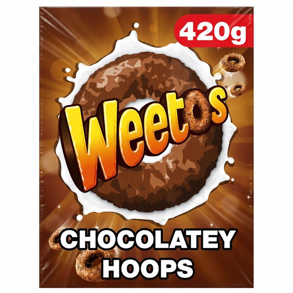 Weetos 420g Chocolatey Hoops Breakfast Cereal
