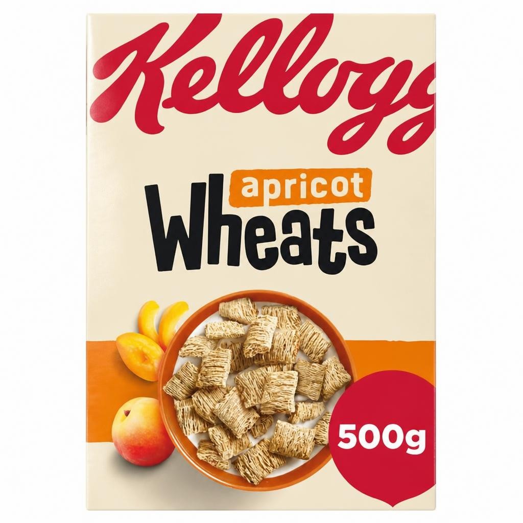 Kellogg's Wheats Apricot Breakfast Cereal 500g