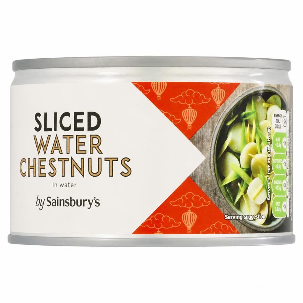 Sainsbury's Canned & Sliced Water Chestnuts 225g