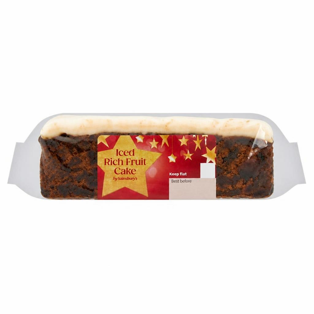 Sainsbury's Iced Fruit Cake 400g