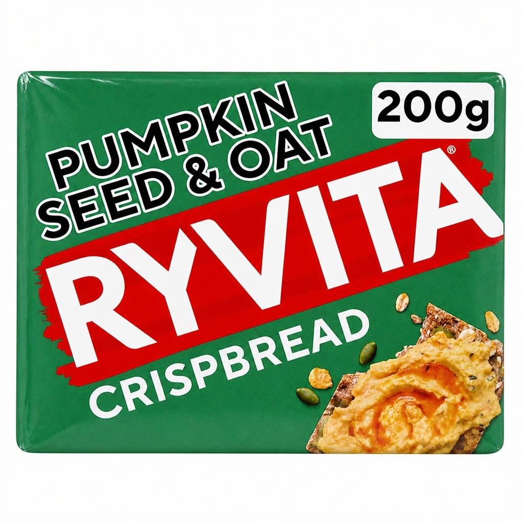 Ryvita Crispbread Pumpkin Seed & Oat Crackers 200g