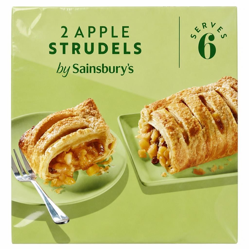 Sainsbury's 2 x Apple Strudels 600g
