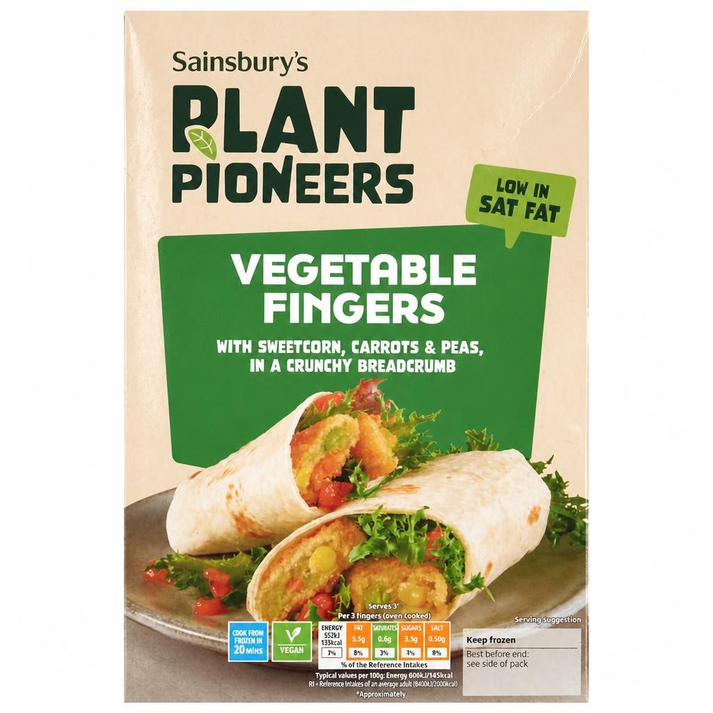 Plant Pioneers Vegetable Fingers x16 452g