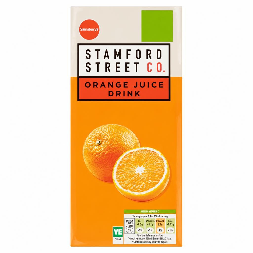 Stamford Street Co. Orange Juice Drink 1L