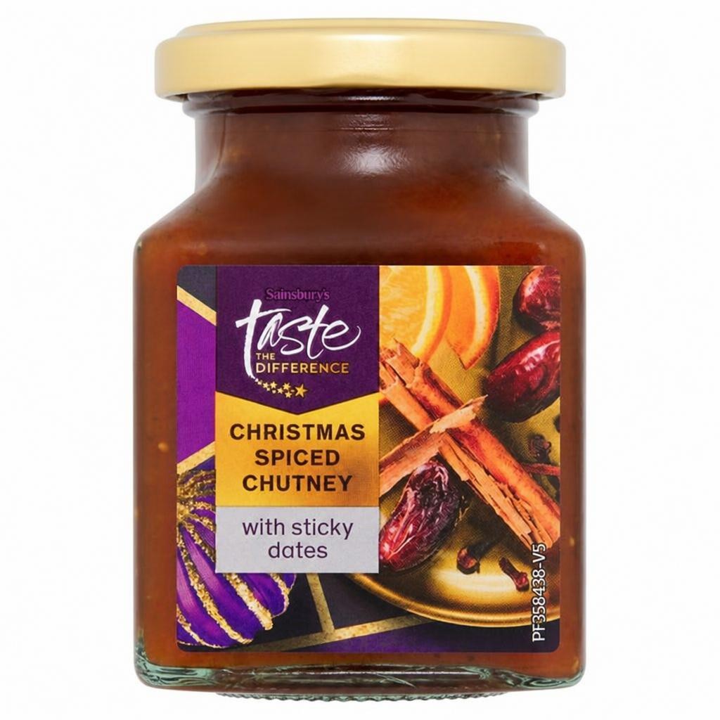 Sainsbury's Christmas Spiced Chutney, Taste the Difference 220g