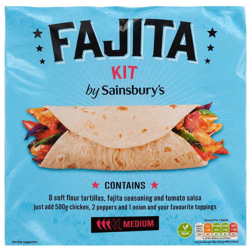 Sainsbury's Fajita Kit 470g