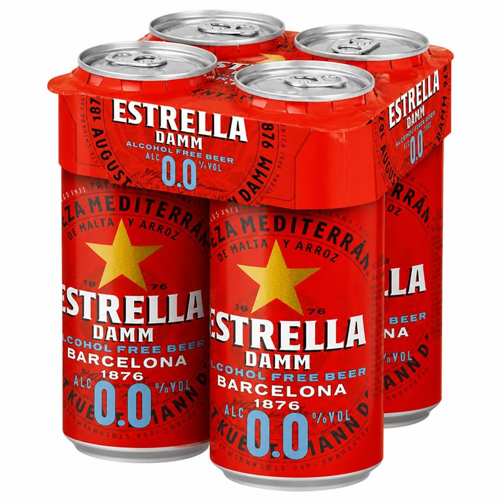 Estrella Damm Alcohol Free Beer Barcelona 440ml