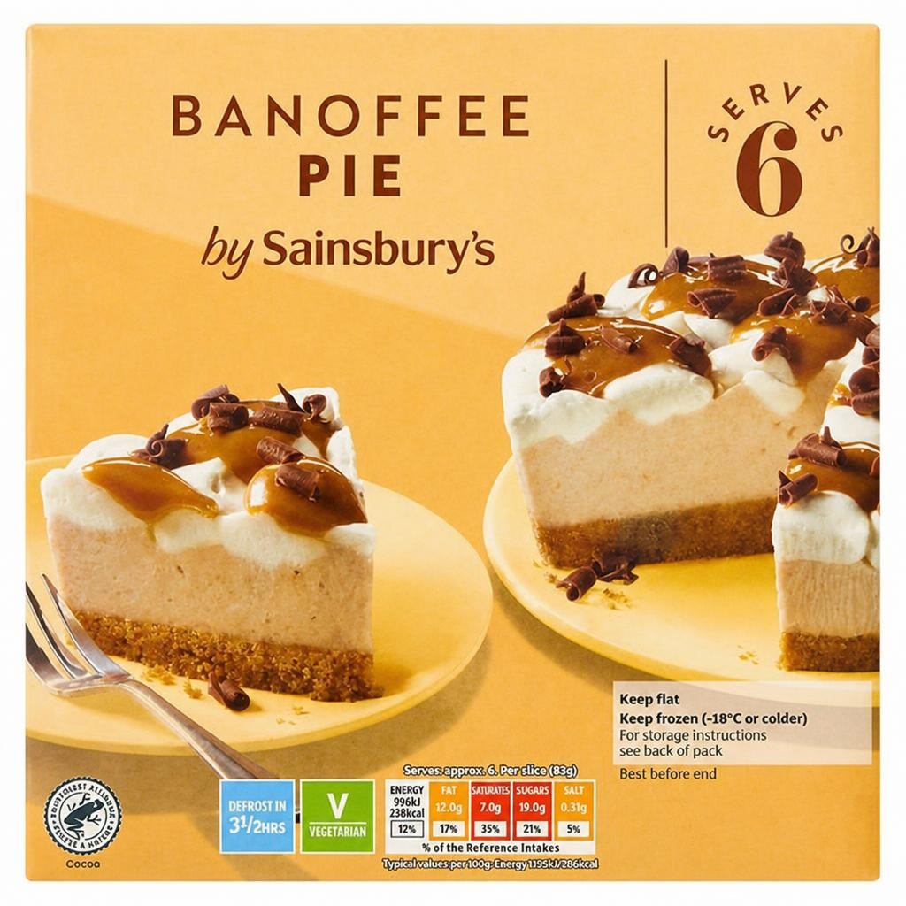 Sainsbury's Banoffee Pie 500g