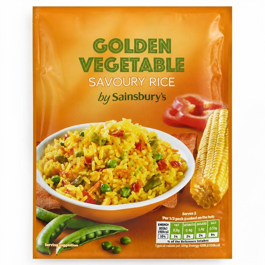 Sainsbury's Golden Vegetable Savoury Rice 105g