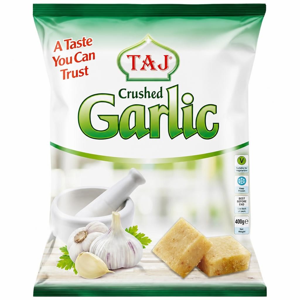 Taj Crushed Garlic 400g