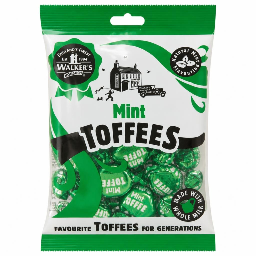 Walker's Nonsuch Mint Toffees 150g