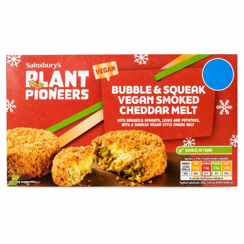 Plant Pioneers Bubble & Squeak Vegan Smoked Cheddar Melt 280g