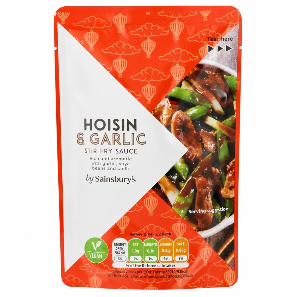Sainsbury's Hoisin & Garlic Stir Fry Sauce 120g