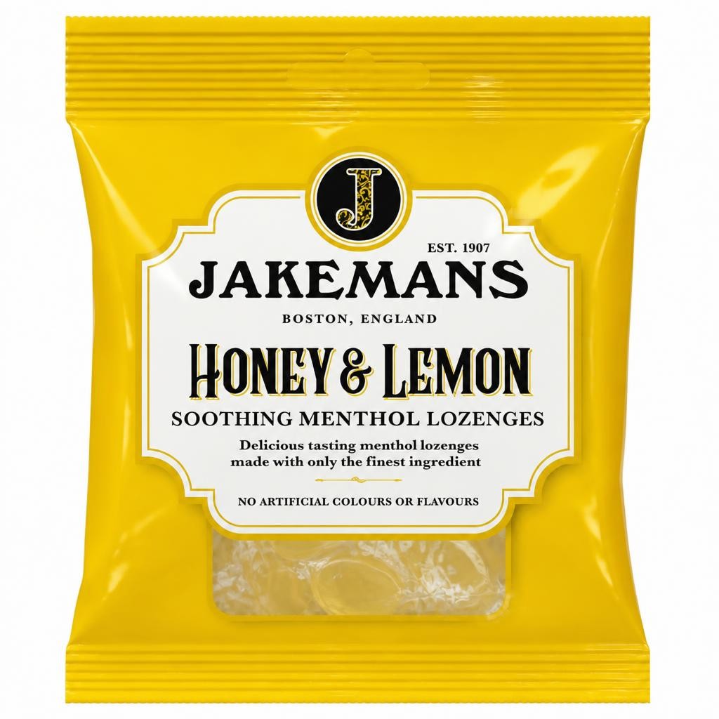 Jakemans Honey & Lemon Soothing Menthol Lozenges 73g