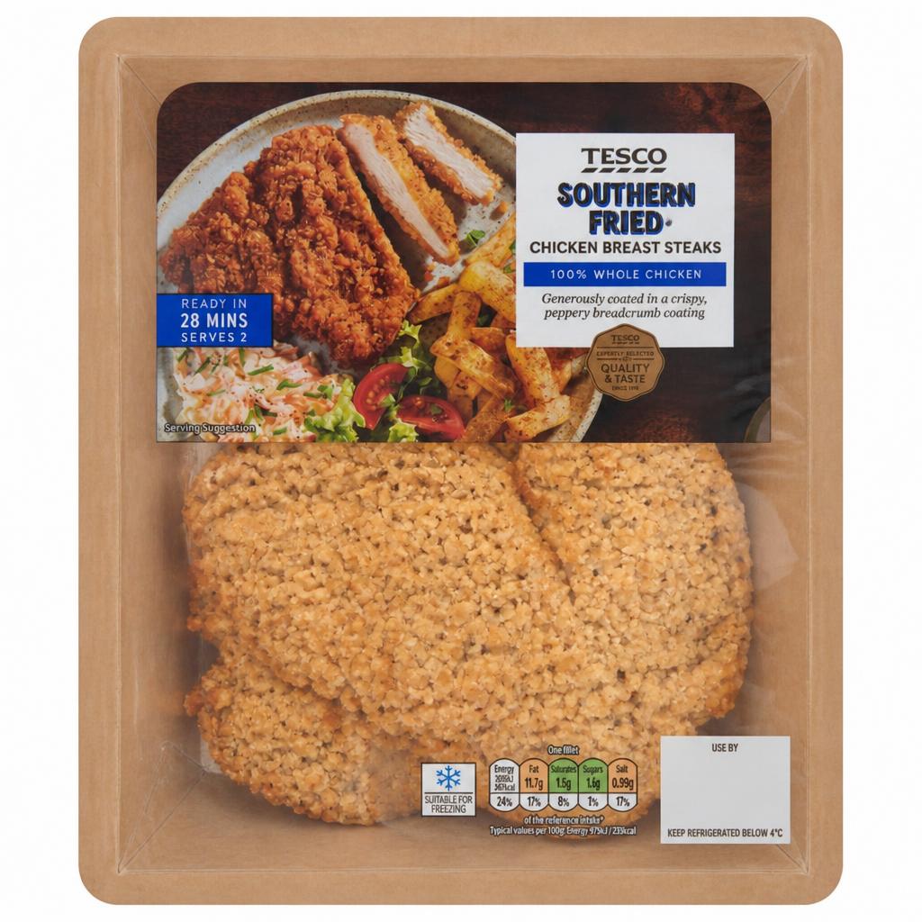 Tesco Southern Fried Chicken Breast Fillets 350g