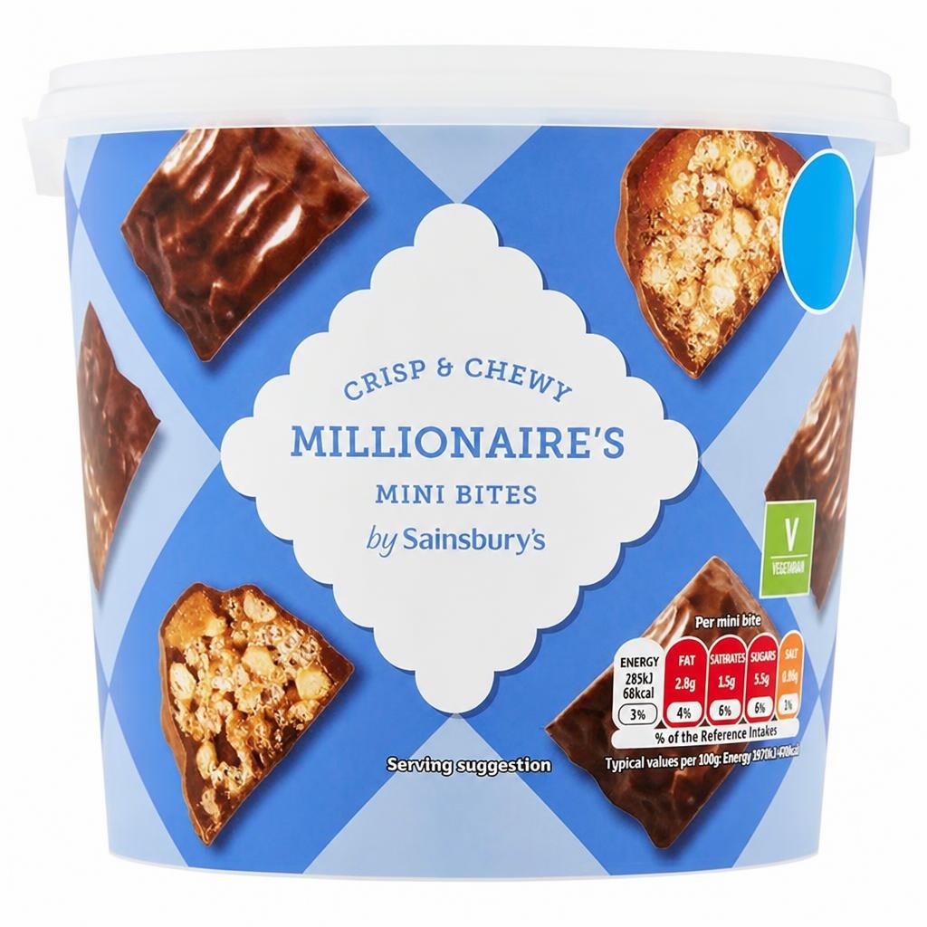 Sainsbury's 260g Millionaire's Mini Bites Tub