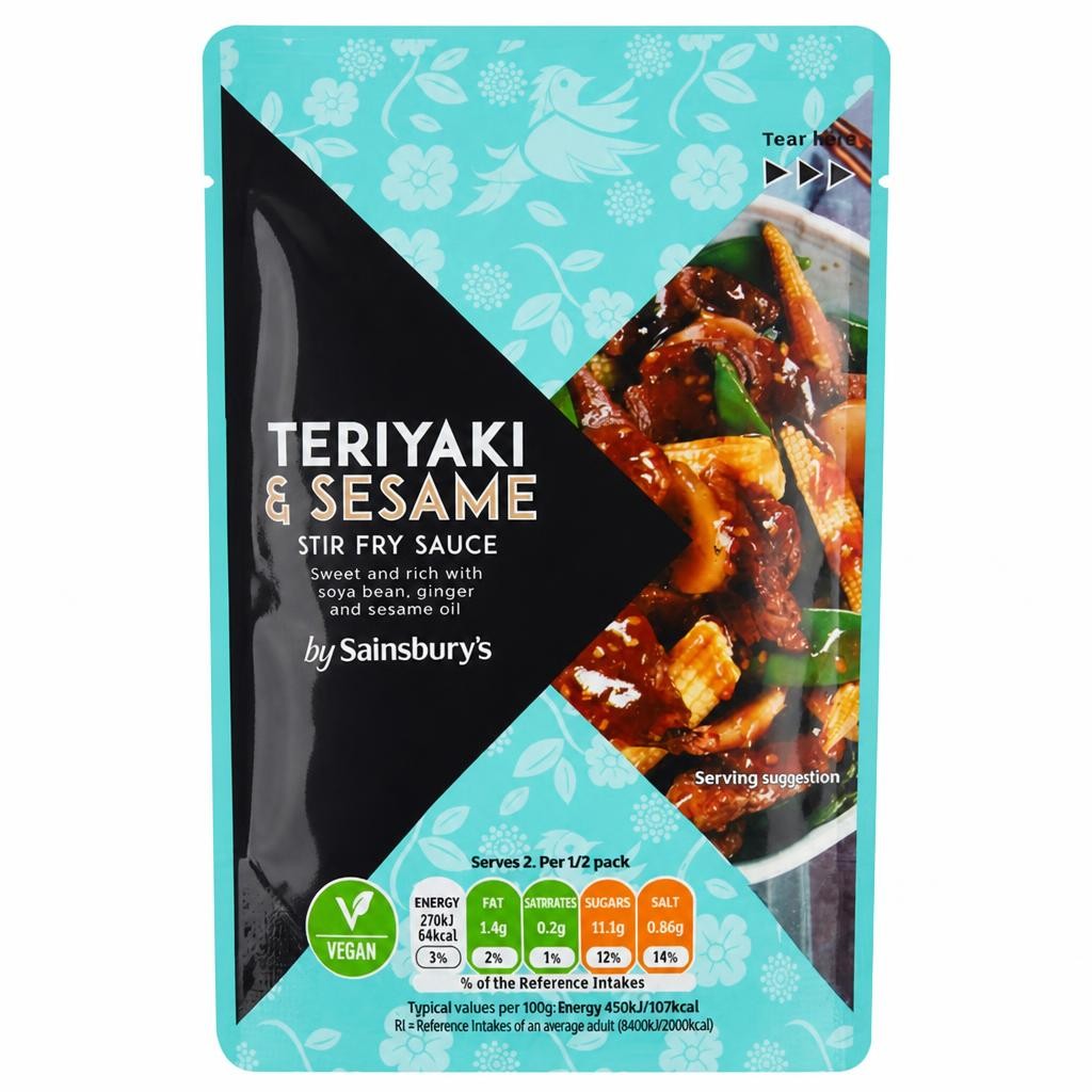 Sainsbury's Teriyaki Stir Fry Sauce 120g