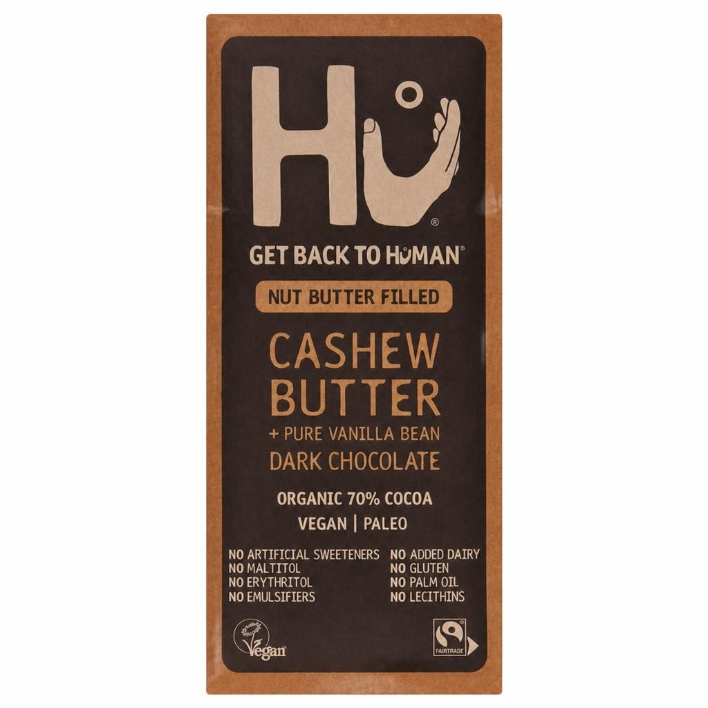 Hu Cashew Butter & Pure Vanilla Bean Dark Chocolate Bar 60g