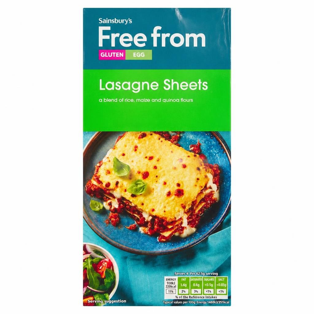 Sainsbury's Free From Lasagne Sheets 250g