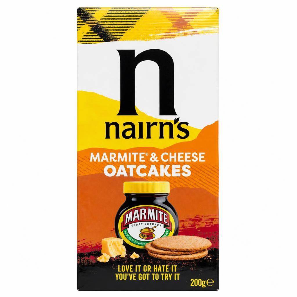 Nairn's Marmite & Cheese Oatcakes 200g