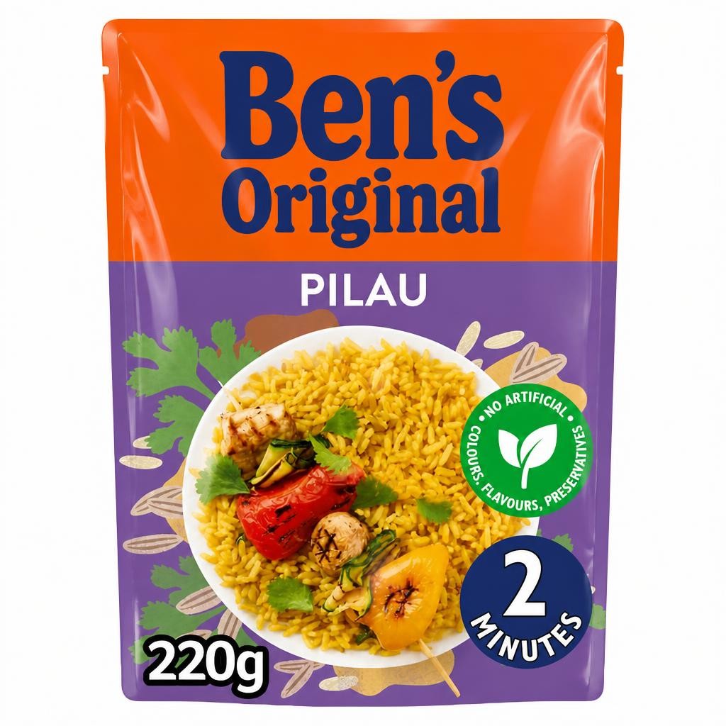 Ben's Original Pilau Microwave Rice 220g