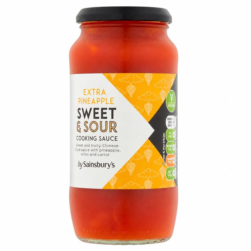 Sainsbury's Extra Pineapple Sweet & Sour Cooking Sauce 500g