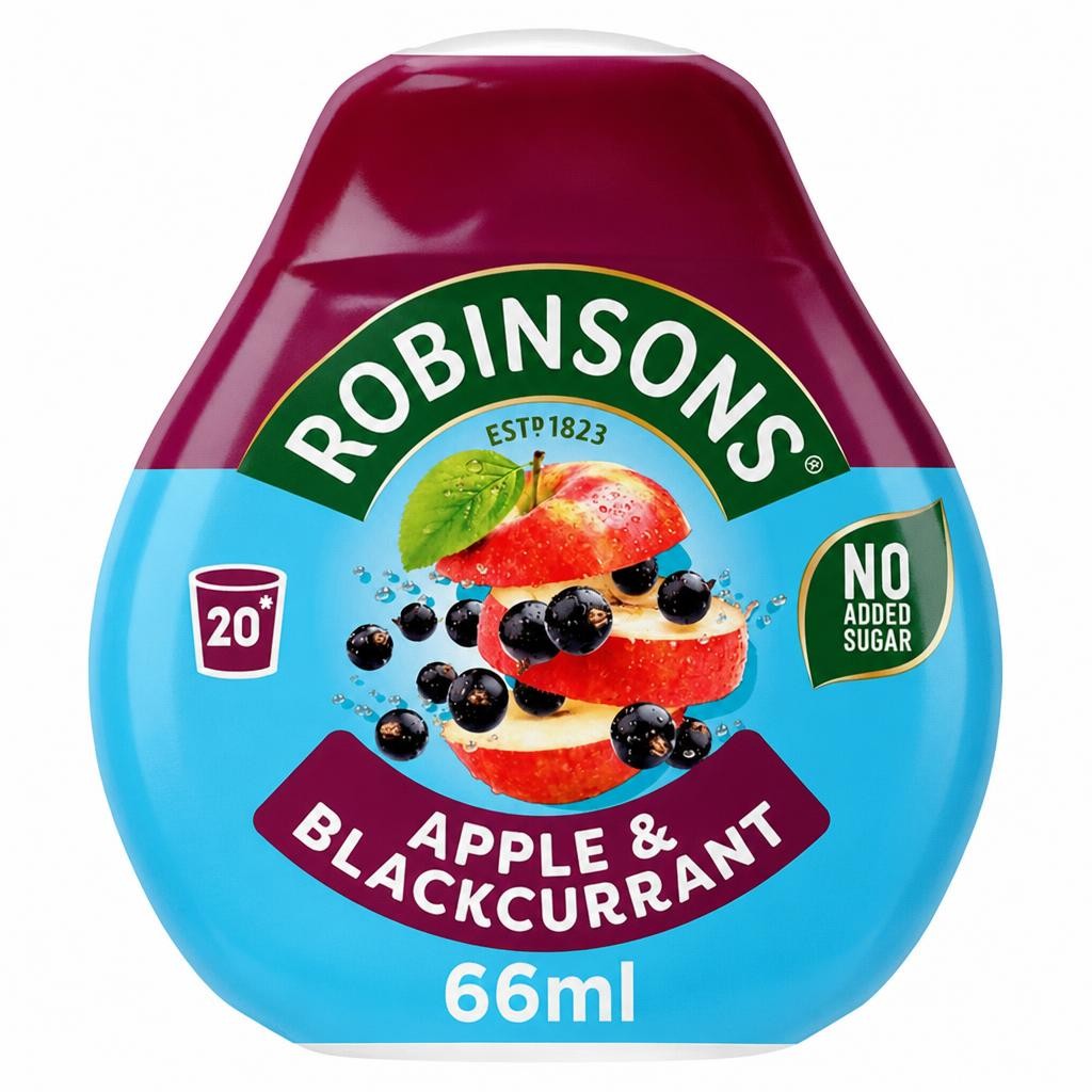 Robinsons Mini Apple & Blackcurrant On the Go Squash 66ml
