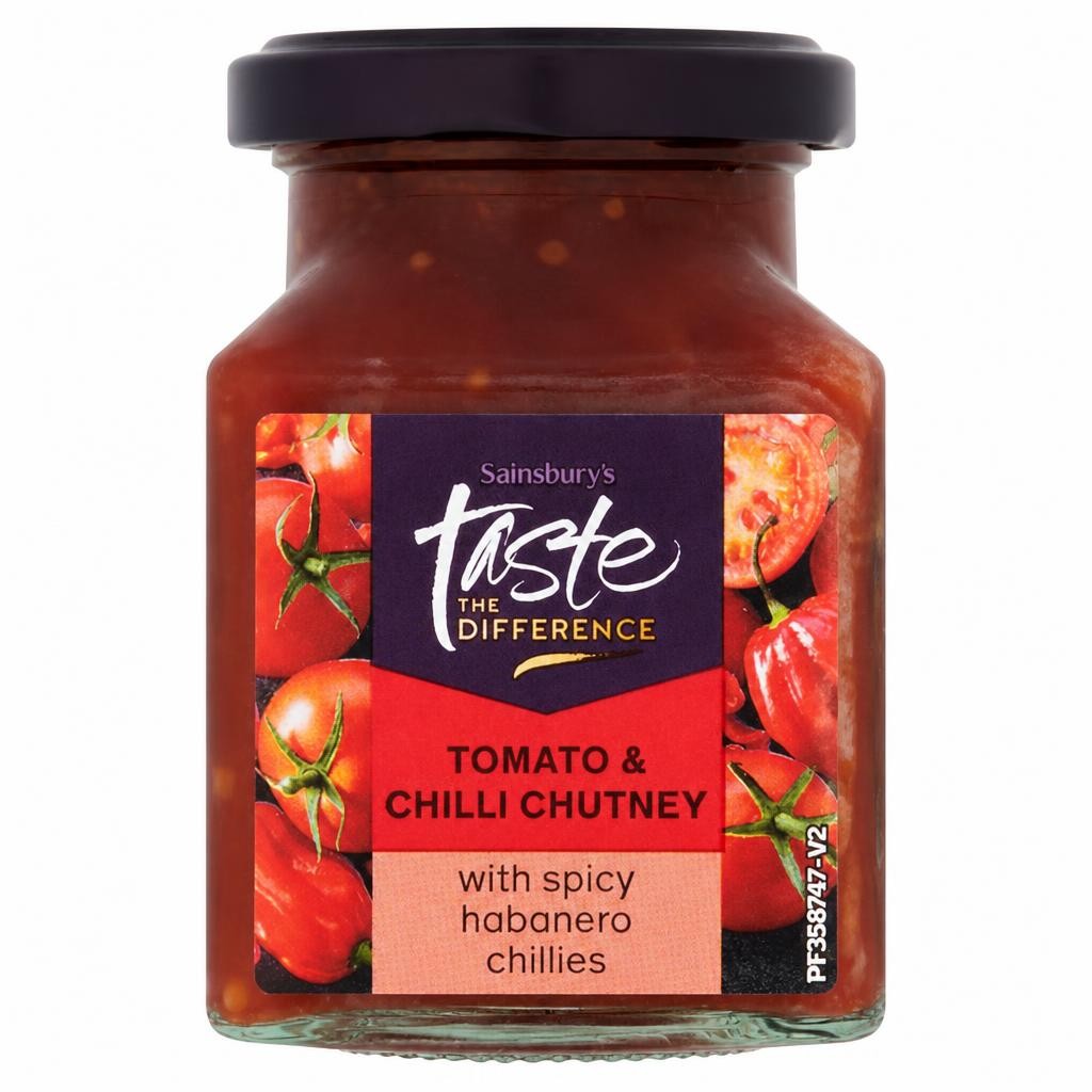 Sainsbury's Tomato & Chilli Chutney, Taste the Difference 220g