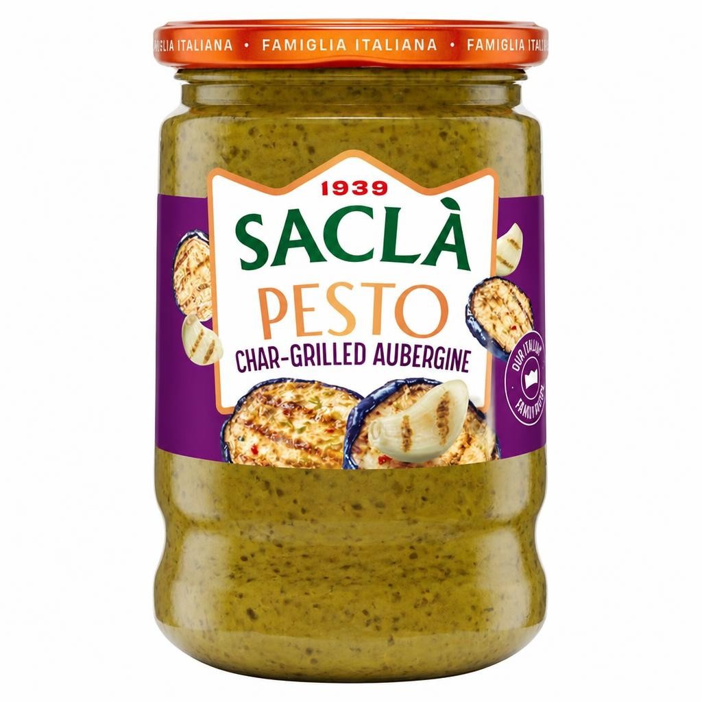 Sacla' Char-Grilled Aubergine Pesto 190g