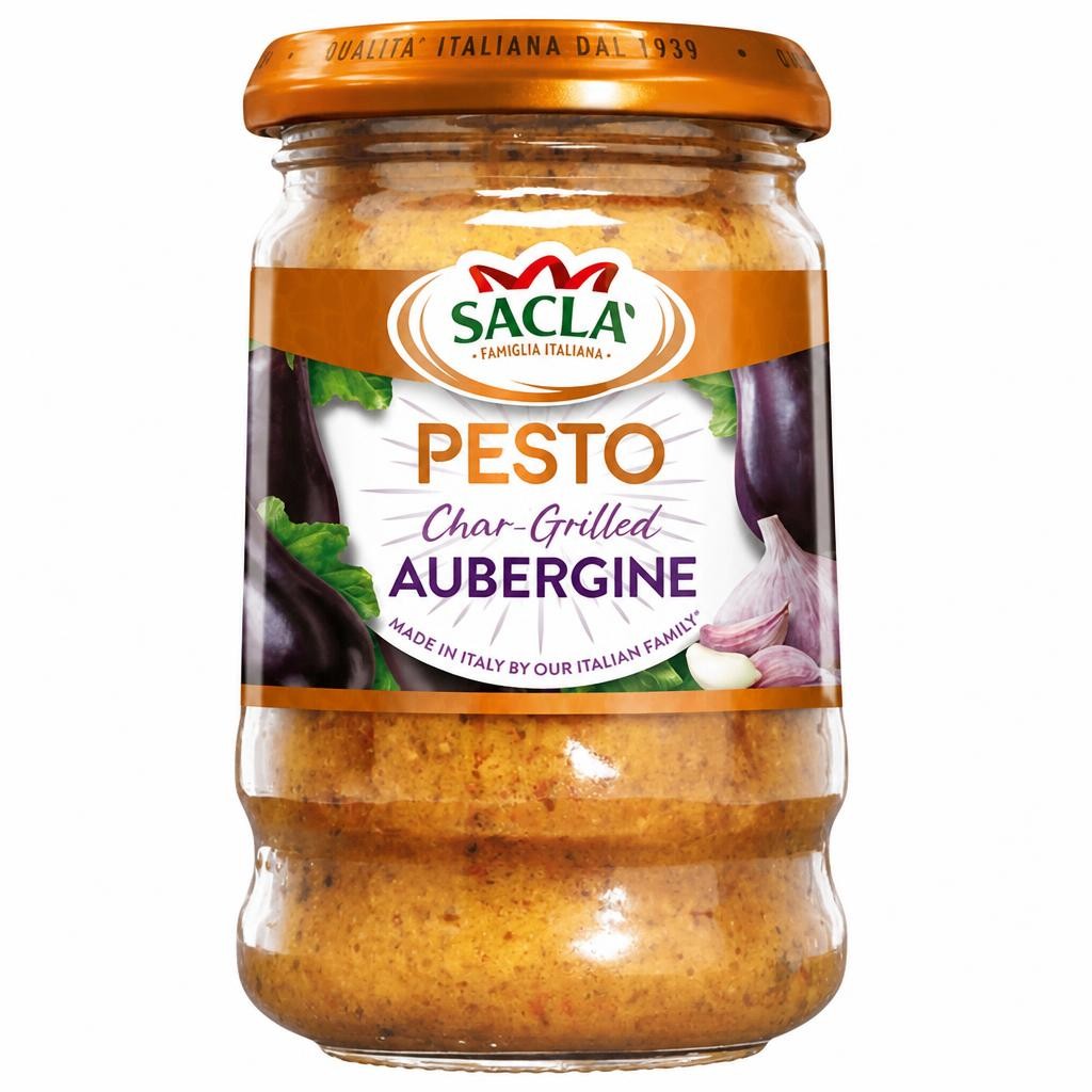 Sacla' Char-Grilled Aubergine Pesto 190g