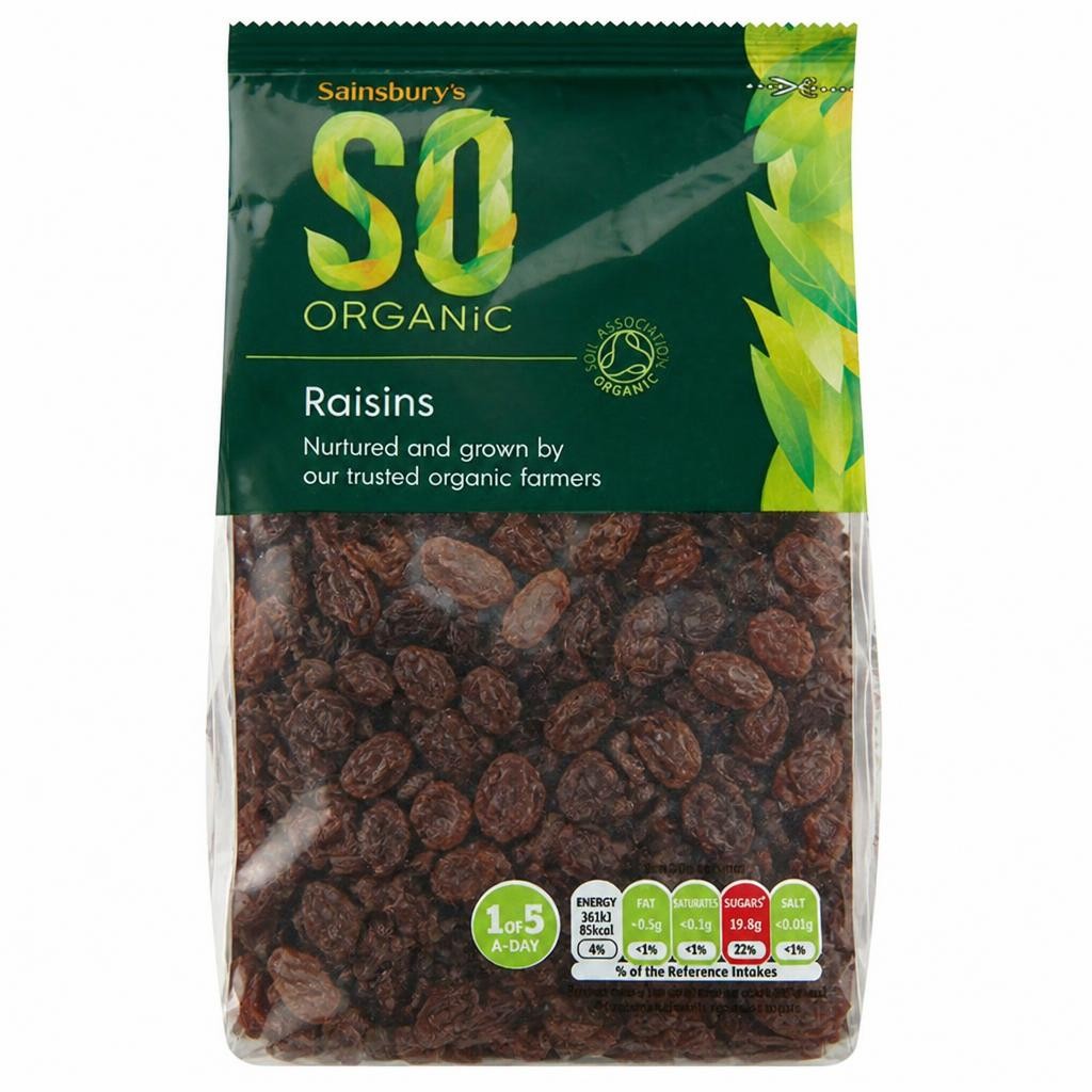 Sainsbury's Raisins, SO Organic 500g