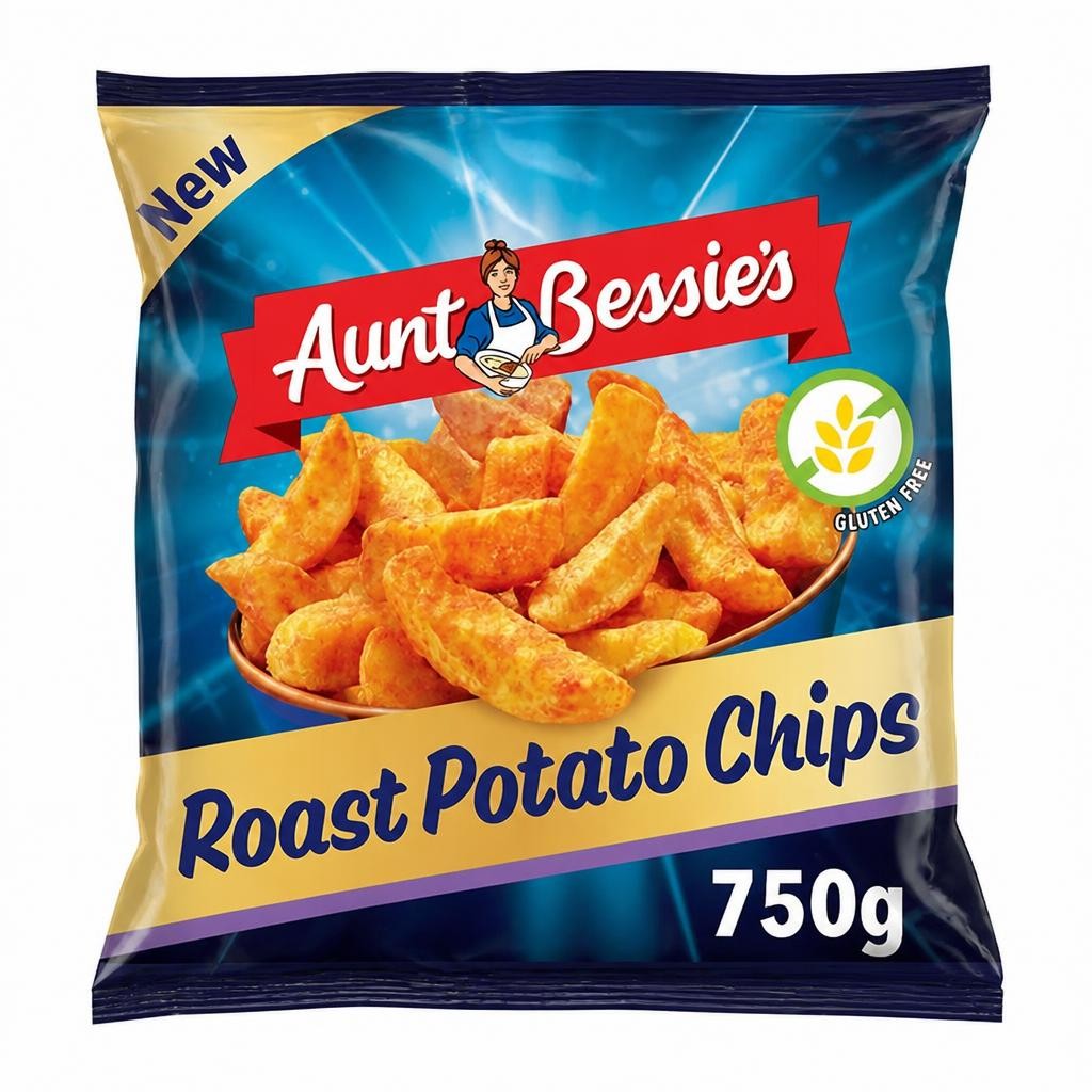 Aunt Bessie's Rustically Made Roast Potato Chips 750g