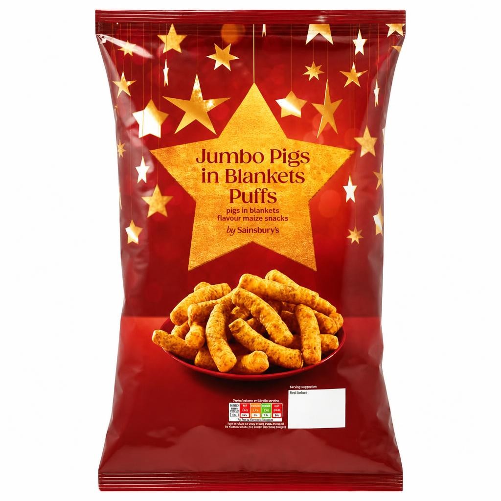 Sainsbury's Jumbo Pigs in Blankets Puffs 250g
