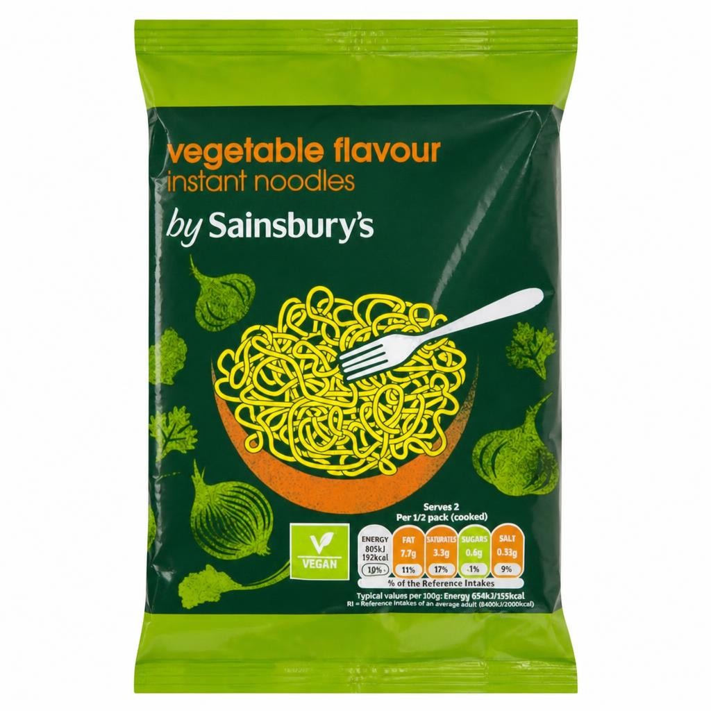 Sainsbury's Vegetable Flavour Instant Noodles 90g